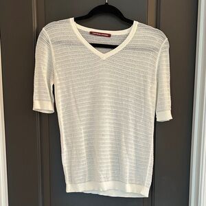 Comptoir Des Cotonniers Cream Knit Top